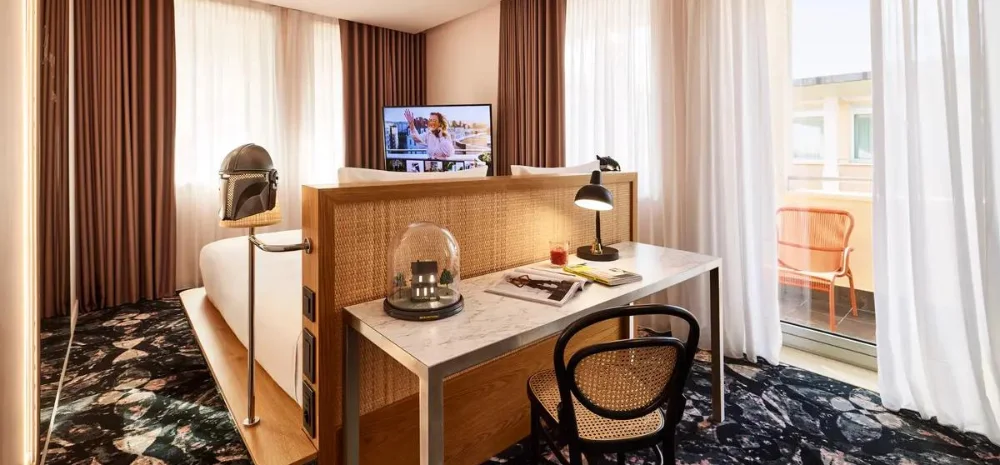 Room at the Mama Shelter Hotel Rome, Italy